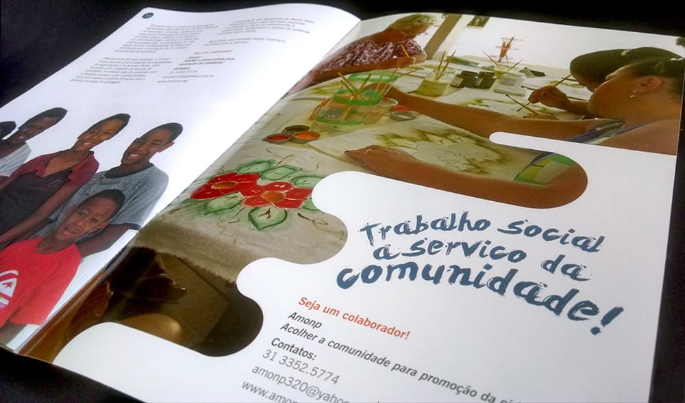 Projeto gráfico criado pela Técnica Comunicação e Arte — peça 5